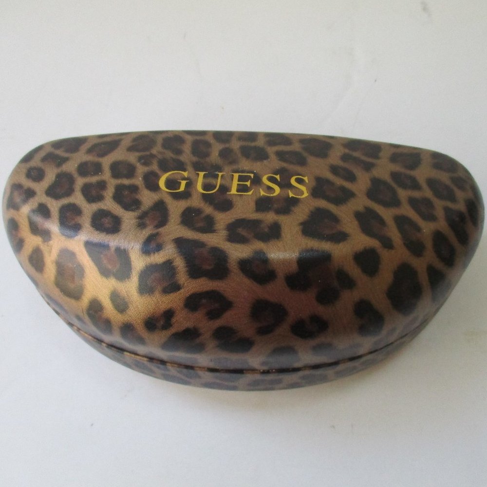 *GUESS Animal Print Hardshell Hinge Eyeglass Case